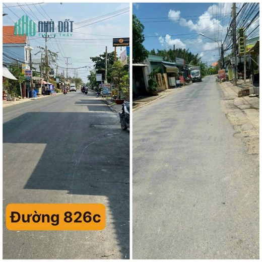 CHÍNH CHỦ Cần Bán Gấp Lô Đất Có Sẵn Nhà Cấp 4 Mặt Tiền Đường Tỉnh 826C