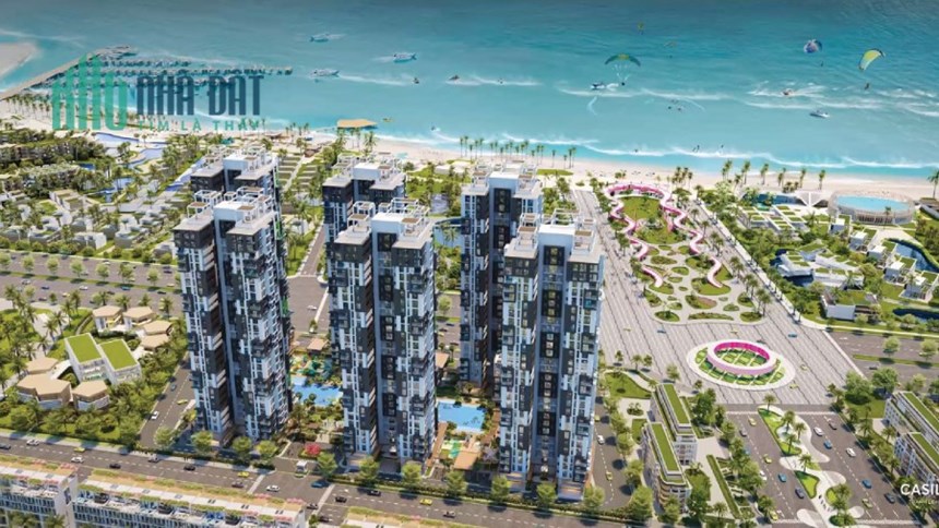 NHÀ PHỐ VÀ CĂN HỘ BIỂN CAO CẤP NẰM TRONG TỔ HỢP NGHĨ DƯỠNG.