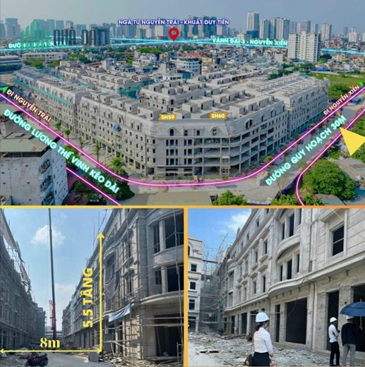Shophouse dự án đường Lương Thế Vinh kéo dài, 93m2, 25.4 tỷ