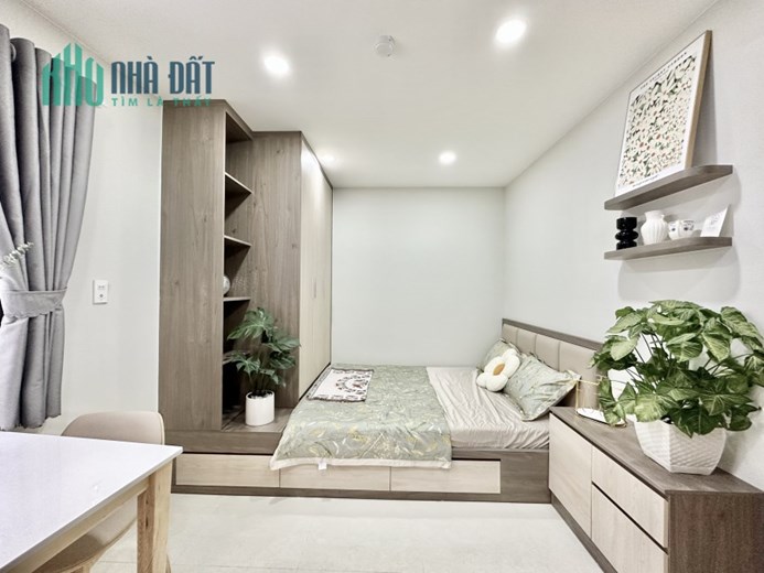 Cho thuê căn hộ mini xây mới 100%, full nội thất, máy giặt riêng từng phòng - Chỉ 7tr/tháng