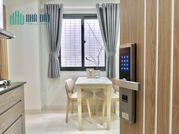 Cho thuê căn hộ mini xây mới 100%, full nội thất, máy giặt riêng từng phòng - Chỉ 7tr/tháng