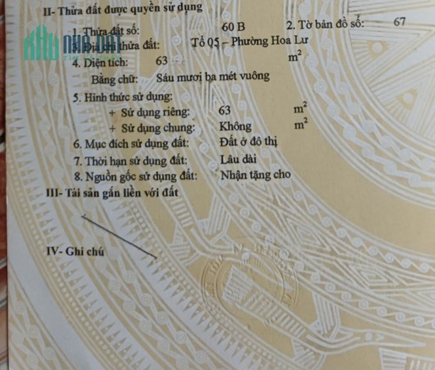 Cần bán nhanh nhà mặt tiền đường Phan Đình Giót, Phường Hoa Lư, TP Pleiku, Gia Lai