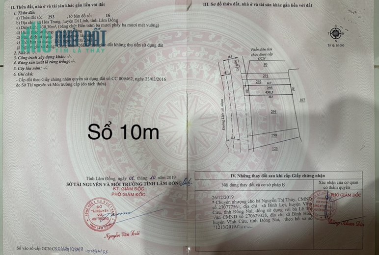 Sở Hữu Ngay Lô Đất Vị Trí Đắc Địa Tại Xã Hòa Trung, Di Linh, Lâm Đồng