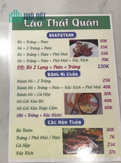 LÃO THÁI QUÁN - ăn là ghiền! 145/16 Nguyễn Thiện Thuật, Phương 1, Quận 3