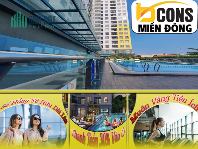 Cho thuê Bcons Suối Tiên gồm 2 máy lạnh,bếp từ,máy giặt,sofa,rèm,...