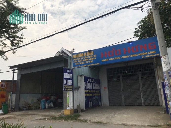 Bán nhà và kho Măt Tiền Trần Văn Giàu, Lê Minh Xuân 13.5*50