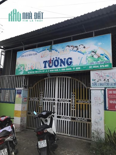 Bán nhà và kho Măt Tiền Trần Văn Giàu, Lê Minh Xuân 13.5*50