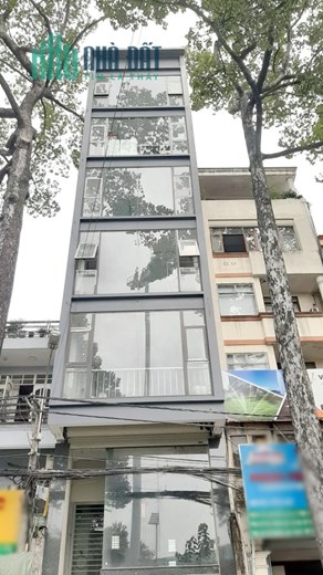 Nhà 8 tầng mặt tiền Đào Duy Từ 5x 20m P6Q10 - Giá 100 Triệu/Tháng
