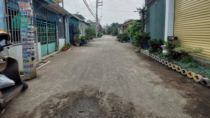 Bán đất NGỘP AP.Đông 25 Phường AN PHÚ ĐÔNG quận 12, 151.4m2 2 MT, đường 4m, giá chỉ còn 4.7 tỷ
