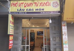 SANG NHƯỢNG CỬA HÀNG ĂN ĐỊA CHỈ SỐ 3, NGÕ 87, LÁNG HẠ , BA ĐÌNH, HÀ NỘI