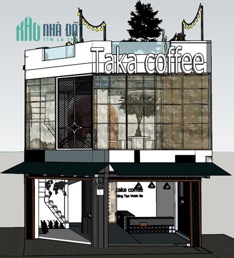 SANG NHƯỢNG QUÁN CAFE TAKA VÒNG XOAY ĐẠI LỘ ĐÔNG TÂY
