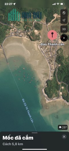 ĐẤT NỀN CÔ TÔ- MẢNH ĐẤT BĂNG 2 ĐẢO THANH LÂN