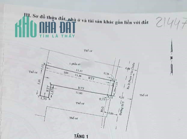 52m2 đất, hẻm xe tải thông Phạm Văn Chiêu p16 Gò Vấp Chỉ 3 tỷ x