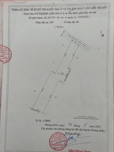 Chính chủ cần bán 12 Công Sầu riêng và măng cụt đang cho trái tại ấp Trường Thọ B, xã Trường Long,