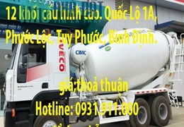 Bán Xe trộn IVECO -  HONGYAN 10 khối, 12 khối cấu hình cao. Quốc Lộ 1A, Phước Lộc, Tuy Phước, Bình