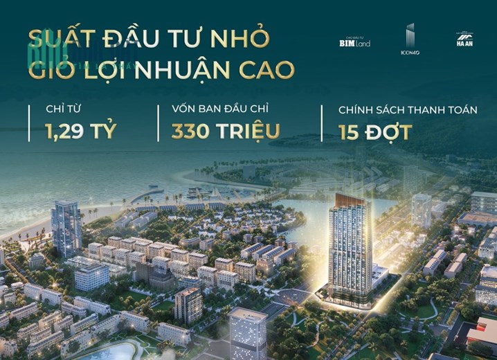 MUA ĐỨT căn hộ biển BIM tp Hạ Long giá mềm chỉ 1,3 tỷ.