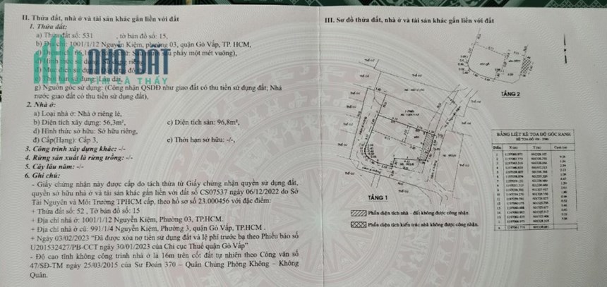 CHÍNH CHỦ Cần Bán Nhanh Căn Nhà Đẹp Vị Trí Tại Quận Gò Vấp , TP HCM
