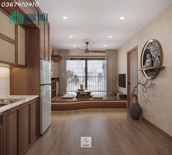 Chỉ 2,4 tỷ sở hữu ngay căn 2N, 2VS, 54m2 - The Sakura Vinhomes Smart City