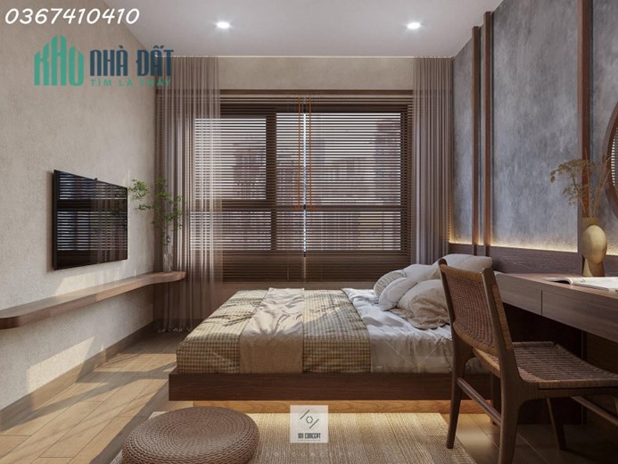 Chỉ 2,4 tỷ sở hữu ngay căn 2N, 2VS, 54m2 - The Sakura Vinhomes Smart City