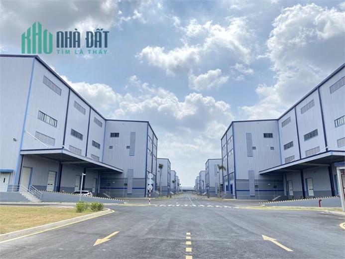 Khu Nhà xưởng hiện đại, DT thuê đa dạng, phục vụ SX, Kho logistic. vị trí đắc địa. gần TP HCM