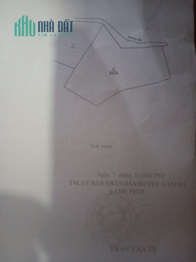 CHÍNH CHỦ Cần Bán Nhanh Lô Đất Tại Huyện Lâm Hà