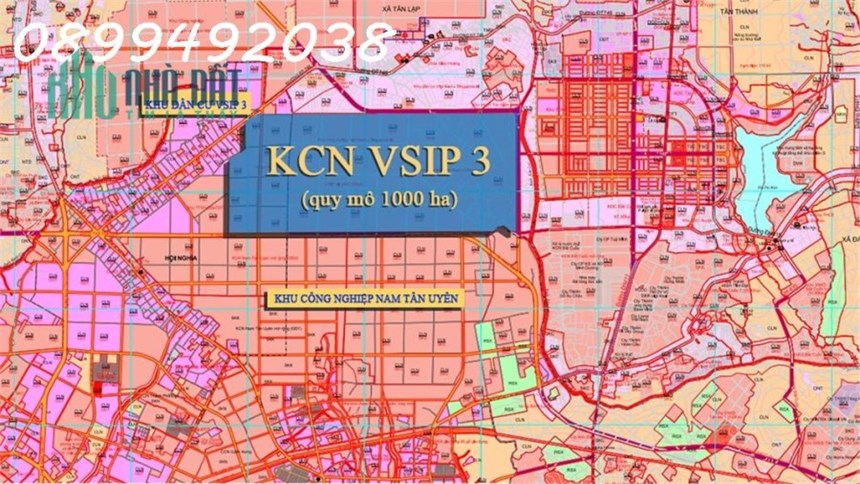 Hơn 2 mẫu đất, 4 mặt tiền tại hội nghĩa, TP Tân Uyên
