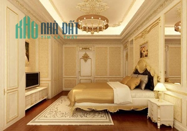Hàng Vip ngoại giao, biệt thự Viglacera Hoàng Hoa Thám, nội thất dát vàng, 5 tầng thang máy