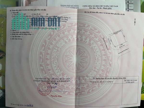 Siêu phẩm giá tốt đất 2 mặt tiền cạnh Biển Mỹ Khê, Đà Nẵng