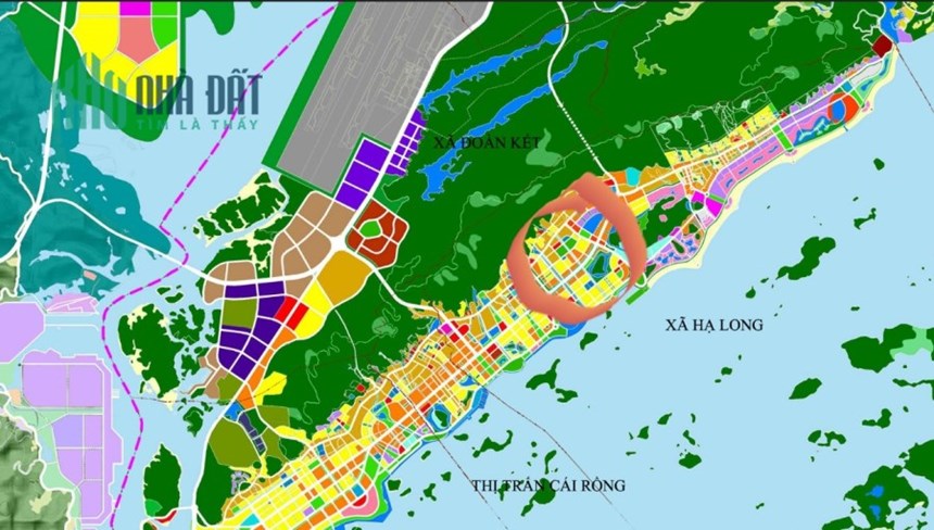 Cần bán lô đất tái định cư xã Hạ Long khu kinh tế Vân Đồn