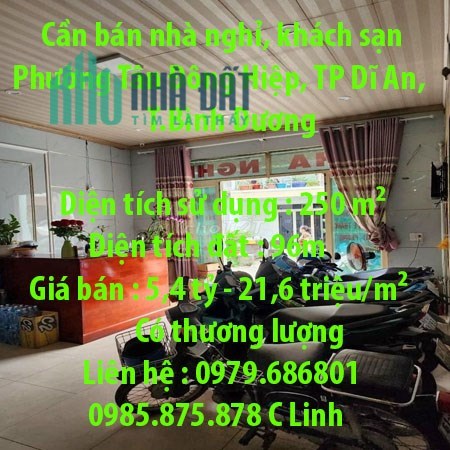 Cần bán nhà nghỉ, khách sạn Phường Tân Đông Hiệp, Thành phố Dĩ An, Bình Dương