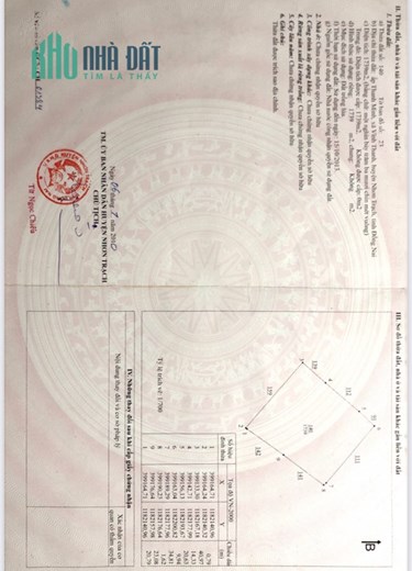 Chính Chủ Cần Bán Lô Đất Mặt Tiền Vị Trí Đẹp Tại Đồng Nai