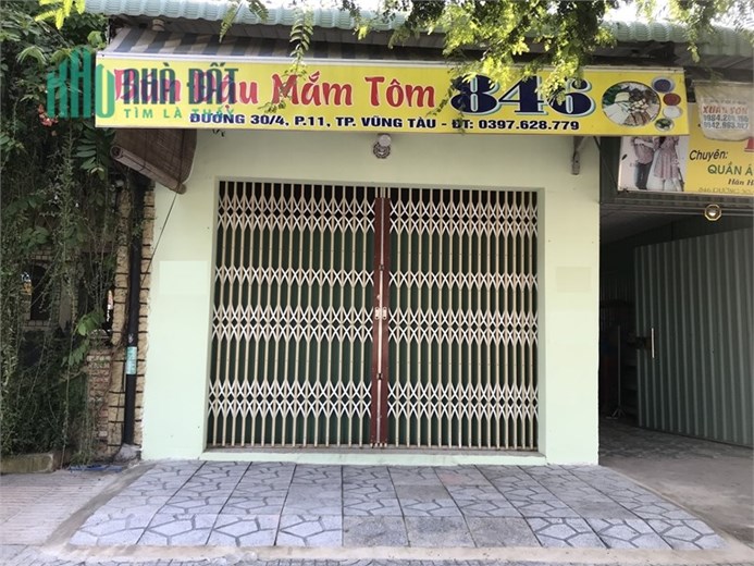 Cho thuê mặt bằng đường 30/4 VT ngay Chợ Cũ Phường 11 khu sầm uất