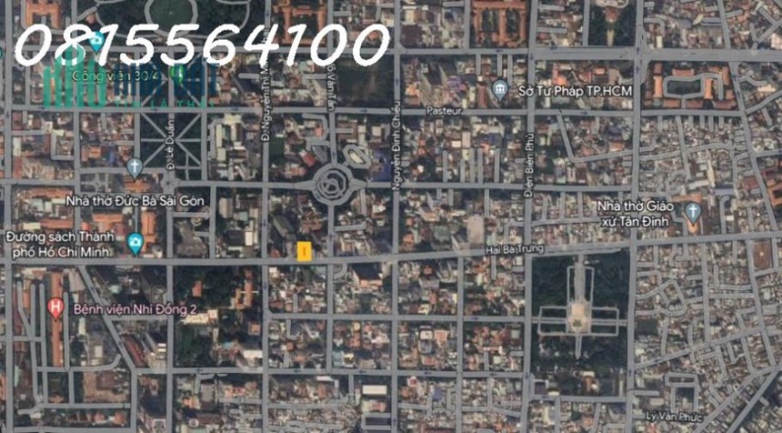 Cho thuê nhà 2MT số 141 Hai Bà Trưng, P. 6, Q. 3 (Store thời trang Canifa). Diện tích 16 x 30m