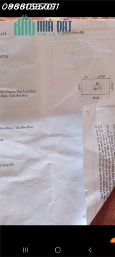 Cần bán nhà tổ 3 - Phường Thái Bình -TP. Hòa Bình