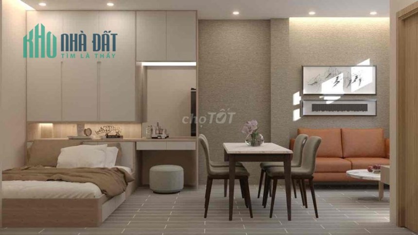 Căn hộ Studio Full nội thất cao cấp mới xây, giờ giấc tự do, gần chợ Hạnh Thông Tây, Phường 16, Gò