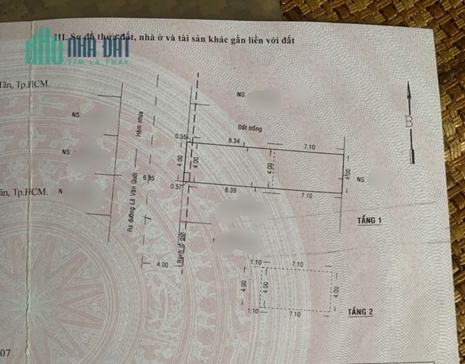 Đường nhựa 8m thông. Lê Văn Quới. 64m2. 2 tầng. Cho thuê 8tr/th. Nhỉnh 3 Tỷ.