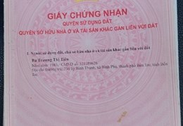 Chính chủ bán lô đất 2 mặt tiền lộ Sơn Đông, xã Bình Phú, Tp. Bến Tre