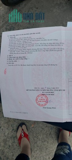 Chính chủ bán lô đất 2 mặt tiền lộ Sơn Đông, xã Bình Phú, Tp. Bến Tre
