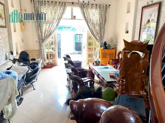 Định cư bán Rẻ bât ngờ, Hẻm ô tô, sát mt, 101m2, ngang 6m, 4 tầng,  Nơ Trang Long phường 12 Bình