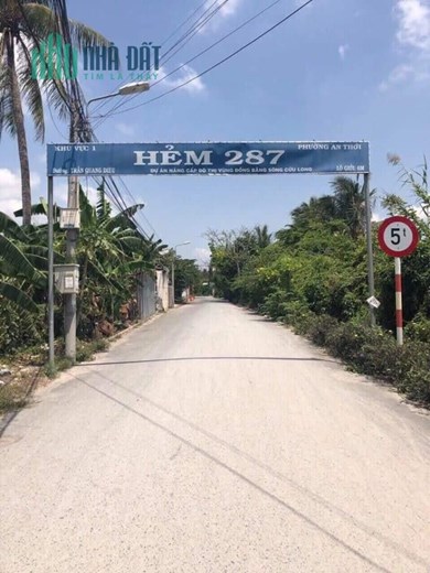 ĐẤT ĐẸP MẶT TIỀN - Cần Bán Nhanh Tại Hẻm 287 Nguyễn Thông, Cần Thơ