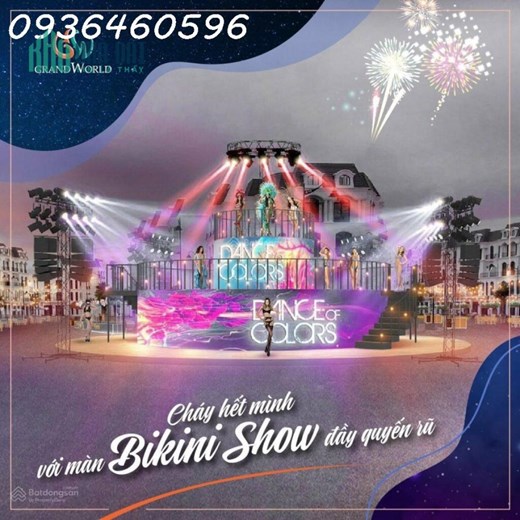 Bán cắt lỗ căn shophouse đẹp view Bikini Show sang tại Vin Grand World Phú Quốc
