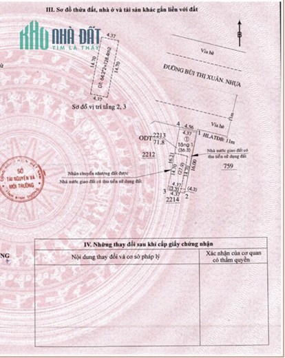 Cần Bán nhà mặt tiền Bùi Thị Xuân, P.Tân Bình, TP Dĩ An, Bình Dương