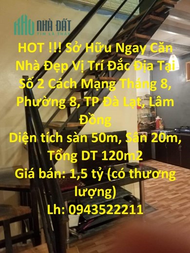 HOT !!! Sở Hữu Ngay Căn Nhà Đẹp Vị Trí Đắc Địa Tại TP Đà Lạt, Lâm Đồng
