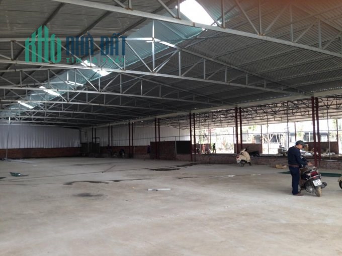 Bán đất Vạn Phúc, Thanh Trì sẵn kho xưởng, sổ hồng riêng.