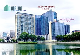 Cho thuê văn phòng làm tài chính, bảo hiểm, logistic tòa Diamond Park Plaza, 16 Láng Hạ, 200m2 đến