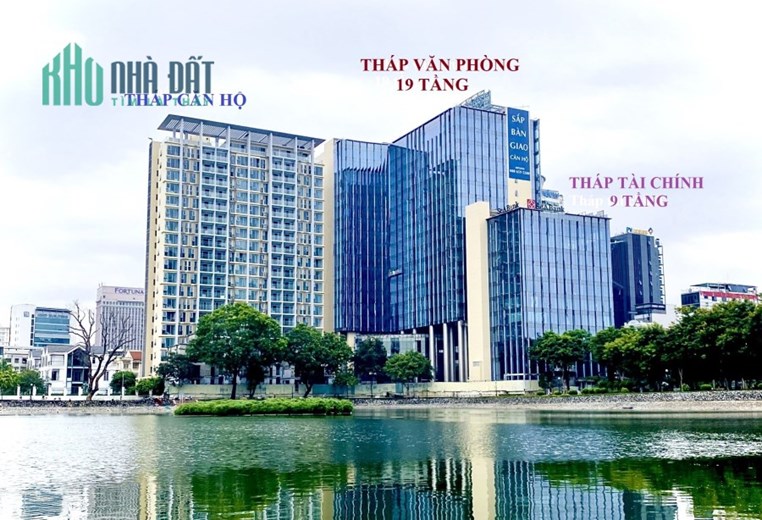 Cho thuê văn phòng làm tài chính, bảo hiểm, logistic tòa Diamond Park Plaza, 16 Láng Hạ, 200m2 đến