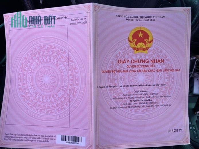Cần Bán Gấp Lô Đất Đẹp Gía Đầu Tư Tại xã Hoằng Phú, huyện Hoằng Hóa ,tỉnh thanh hóa