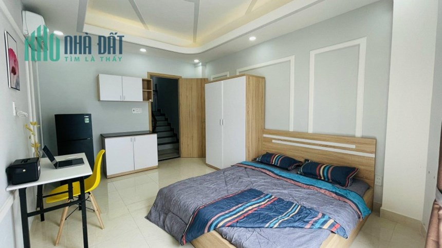 Cho thuê căn hộ FULL NỘI THẤT,gần trường Đại Học Văn Lang,Bình Thạnh