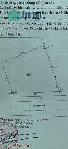 Chính chủ cần bán lô đất ở thôn 5 Hạ Bằng, Thạch Thất, Hà Nội