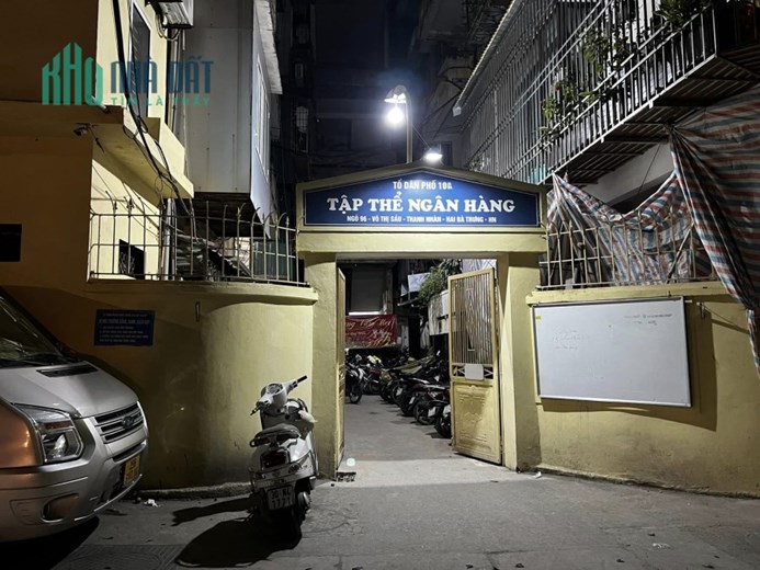 ⚜️ Bán căn hộ Tập thể Ngân hàng, Võ THị Sáu, Hai Bà Trưng, 65m2, 2PN+1WC, 2.05Tỷ ⚜️